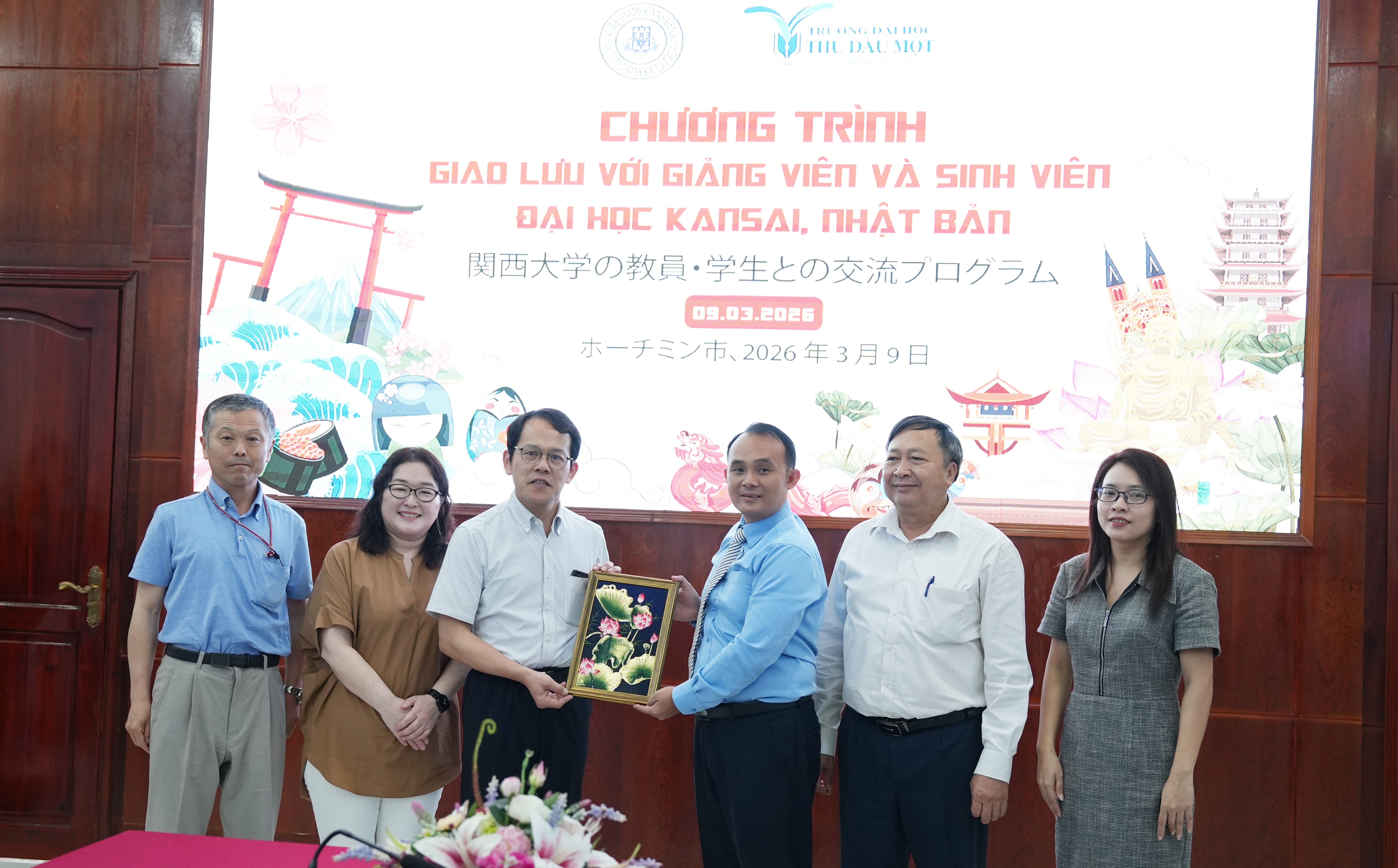 Thúc đẩy hợp tác đào tạo và nghiên cứu trong lĩnh vực môi trường và quản lý tài nguyên với Trường Đại học Kansai (Nhật Bản)